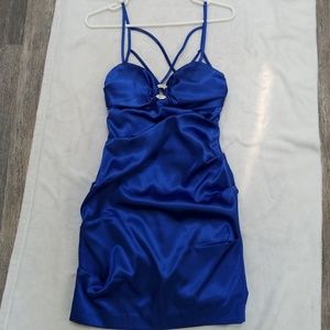 Royal blue dress